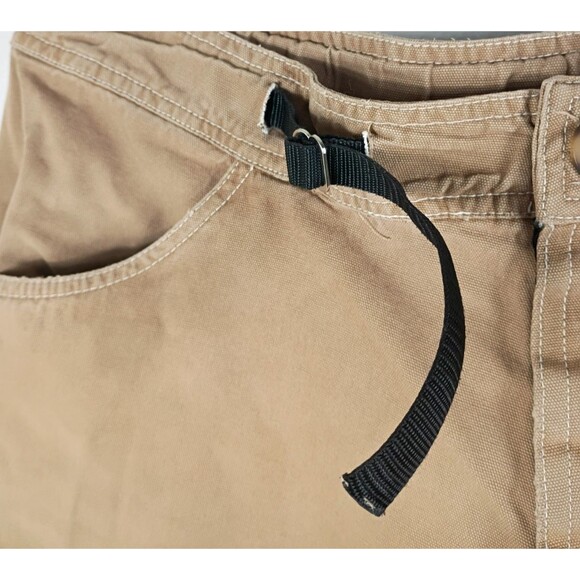 Metolius Men's Climbing Shorts Waist 35 Khaki Hike Fish Outdoor Cargo Bermuda - Picture 3 of 16